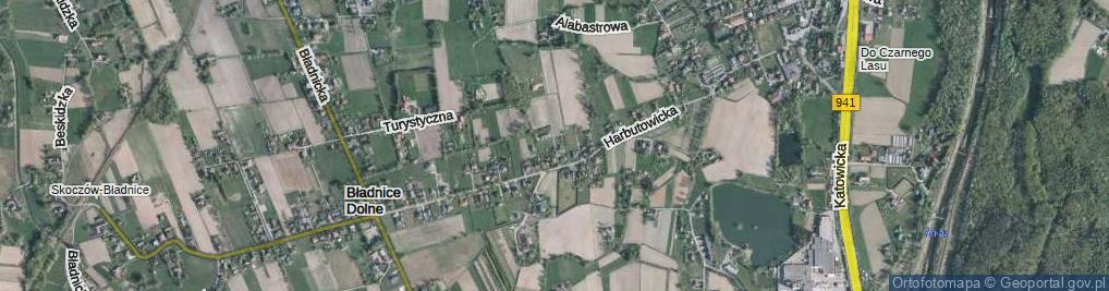 Zdjęcie satelitarne Sarnia Łąka ul.